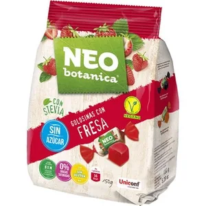 Golosinas con Fresa sin Azúcar, con Stevia y sin Gluten NEO Botanica