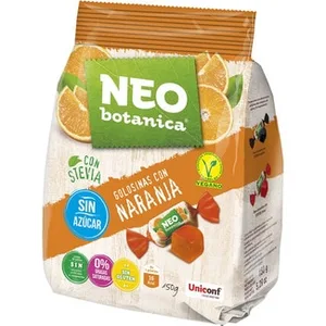 Golosinas con Naranja sin Azúcar, con Stevia y sin Gluten NEO Botanica