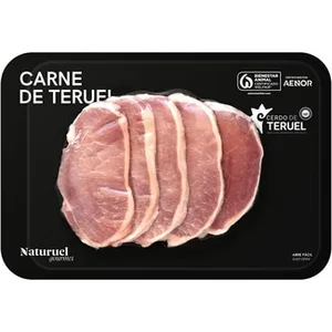 Gourmet Lomo de Cerdo Fresco 50% Duroc IGP Cerdo de Teruel Envasado al Vacío Peso Aproximado Naturuel 0.25 KG