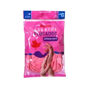 Producto Alcampo Guantes de Látex y Algodón Flocado Talla Grande 8-8 1/2 Producto Alcampo 1 Par 2 UD