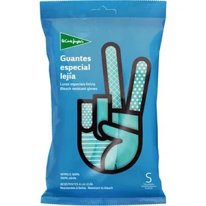 Guantes Nitrilo Especial Lejía Talla Pequeña el Corte Ingles