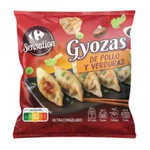 Gyozas de Pollo y Verduras Carrefour Sensation 400 G.