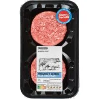 Hamburguesa Vacuno-cerdo B. Meat Eroski, 2 Uds., Bandeja 300 G