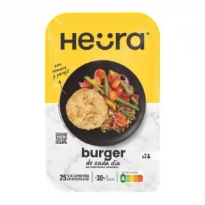 Hamburguesa Vegetal a Base de Proteína de Soja Heura 180 G.