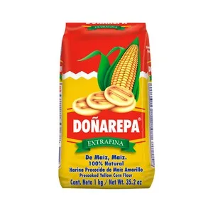 Doña Arepa Harina Maíz Precocida Amarilla1 Kg. 1100 G