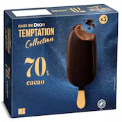 Helado Bombón 70% Cacao Dia Temptation 3 X 67 G