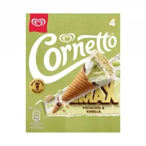 Helado Cono de Pistacho Cornetto 4 Ud.