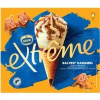 Helado Cono Salted Caramel Extreme, Pack 6x110 Ml