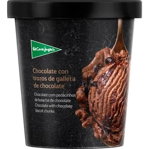 Helado de Chocolate con Trozos de Galleta de Chocolate  el Corte Ingles 500 ML