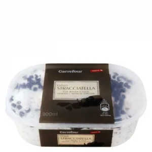 Helado de Stracciatella Carrefour 900 Ml.