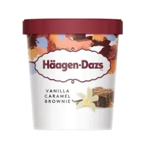 Helado de Vainilla Caramelo Brownie Häagen Dazs 460 Ml.