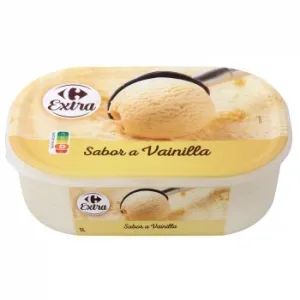 Helado de Vainilla Carrefour 480 G.