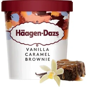Helado de Vainilla con Brownie y Caramelo Haagen-dazs