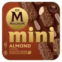Helado Mini Almendrado Magnum, 6 Uds, Caja 266 G