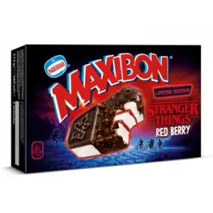 Helado Sandwiches Red Berry Maxibon 4 Ud.