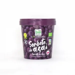 Helado Sorbete de Acaí Ecológico The Bio Factory sin Gluten 350 G.