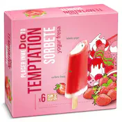 Helados Sabor Yogur y Fresa Dia Temptation 6 X 43 G
