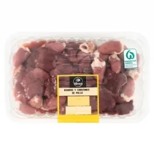 Higaditos y Corazones de Pollo Carrefour el Mercado 250 G Aprox