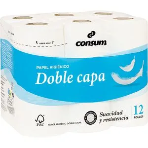 Higiénico Doble Capa 12 u