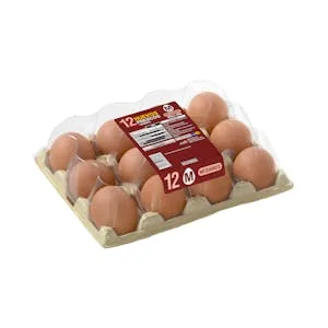 Pitas Huevos de Gallinas en Jaulas Acondicionadas Clase M 12 Unidades 12 UD