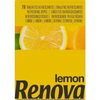 Servilleta Húmeda Olor Limón Renova, Paquete 20 Uds
