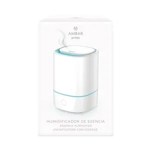 Ambar Humidificador de Esencia, con Luz de Ambiente.