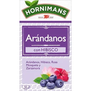 Infusión de Arándanos, Hibisco, Rosa Mosqueta y Zarzamora Hornimans