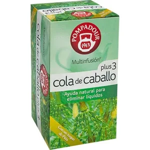 Infusión de Cola de Caballo Plus 3 Ayuda Natural para Eliminar Líquidos Pompadour