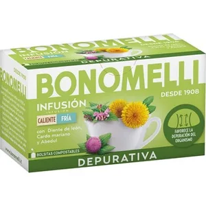 Infusión Depurativa con Cardo Mariano, Cola de Caballo, Cúrcuma y Diente de León Bonomelli