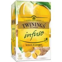 Infusión Lemon&ginger Twinings, Caja 20 Sobres