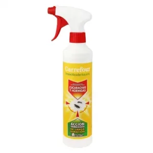 Insecticida Cucarachas y Hormigas Líquido Carrefour 500 Ml.