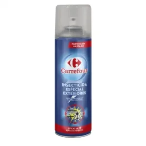 Insecticida Exteriores para Moscas y Mosquitos Aerosol Carrefour 500 Ml.