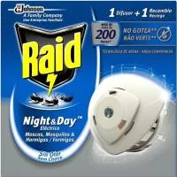 Insecticida Raid Night&day, Aparato + Recambio