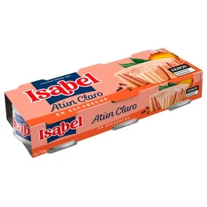 Ribeira Atún Claro en Escabeche 3 Uds X 52 G 156 G