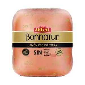Jamón Cocido Bonnatur de Argal - Loncha Gruesa 3 a 4 Mm 127.5 G
