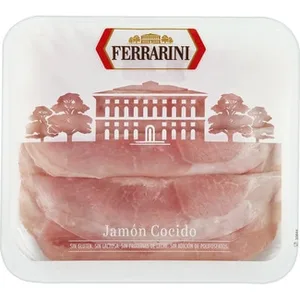 Jamón Cocido Italiano en Lonchas sin Gluten sin Lactosa  Ferrarini 120 G