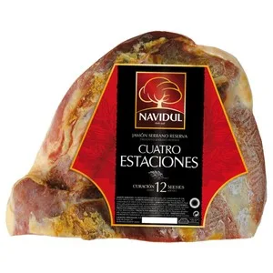 Jamón Curado Reserva Navidul Cuatro Estaciones - Loncha Normal 2 a 3 Mm 112.5 G