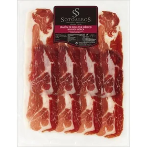 Jamón de Bellota Ibérico 50% Raza Ibérica en Lonchas sin Gluten Sotoalbos