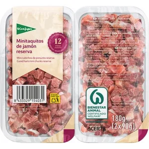 Jamón Reserva Taquitos Pack 2 el Corte Ingles 90 G