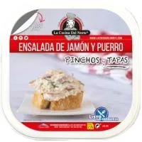 Ensalada Jamón y Puerro la Cocina del Norte, Tarrina 200 G