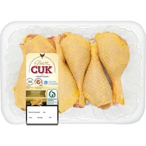 Jamoncitos de Pollo Certificado Criado con Alimentación Vegetal Peso Aproximado Gran CUK