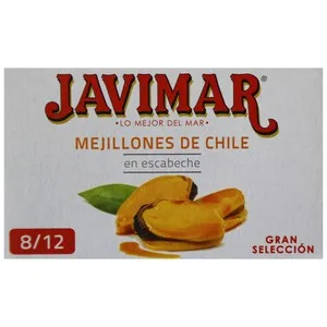 Javimar Mejillones de Chile en Escabeche 8/12 68 G.