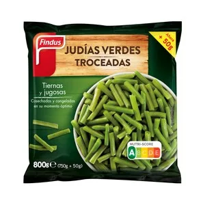 Auchan Judías Verdes Redondas Troceadas y Ultracongeladas 1 Kg. Producto Alcampo 1000 G