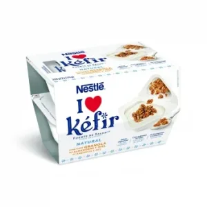 Kéfir con Granola de Almendra y Miel Nestlé Pack de 2 Unidades de 125 G.