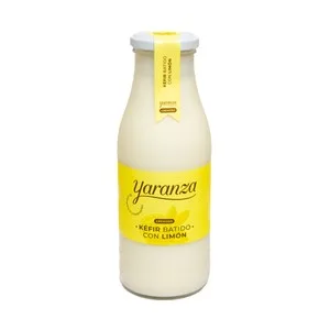 Yaranza Kéfir con Limón Elaborado con Leche Fresca de Vaca 500 G.