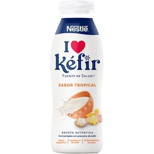Nestlé Kéfir Líquido para Beber con Sabor Tropical 491 Ml.