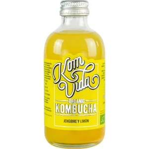 Kombucha Jengibre y Limón Bebida Orgánica 250 Ml