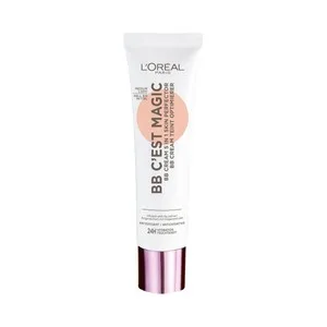 L"oréal Paris BB Cream C´est Magic Tono Medium Base de Maquillaje Hidratante, Unificante y Fluida con FPS 20.