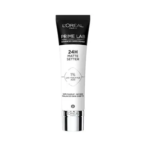 L´oréal Paris  Prime Lab 24h Matte Setter Dermocosmético que Matifica la Piel y Mantiene el Maquillaje durante 24 Horas, Reduciendo la Piel Grasa.