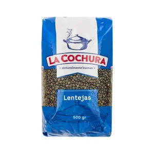 LA Cochura Lentejas Beluga, 500 G.